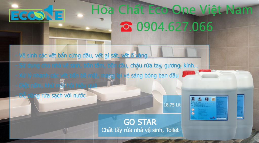 GO STAR - chất tẩy rửa vệ sinh toilet