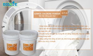 Hóa chất giặt là, bột tẩy trắng gốc Clor SUNPOL CHLORINE POWDER