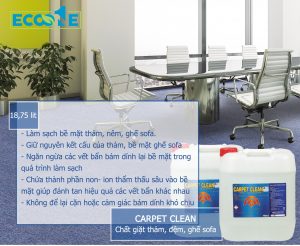 Hóa chất giặt thảm, nệm, ghế công nghiệp, ghế sofa - CARPET CLEAN