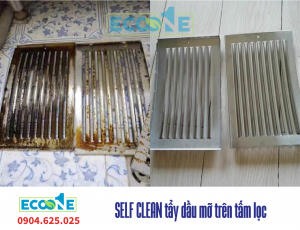 Tẩy rửa vỉ nướng bằng Self Clean 