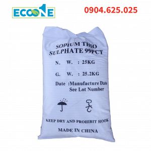 Sodium thiosulfate 99% Na2S2O3.5H2O - Hóa chất tẩy mùi loại bỏ chất gây hại trong nguồn nước