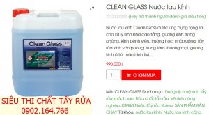 Clean Glass- Nước lau kính