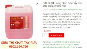 Push Out - Hóa chất tẩy rửa cực manh ít độc hại
