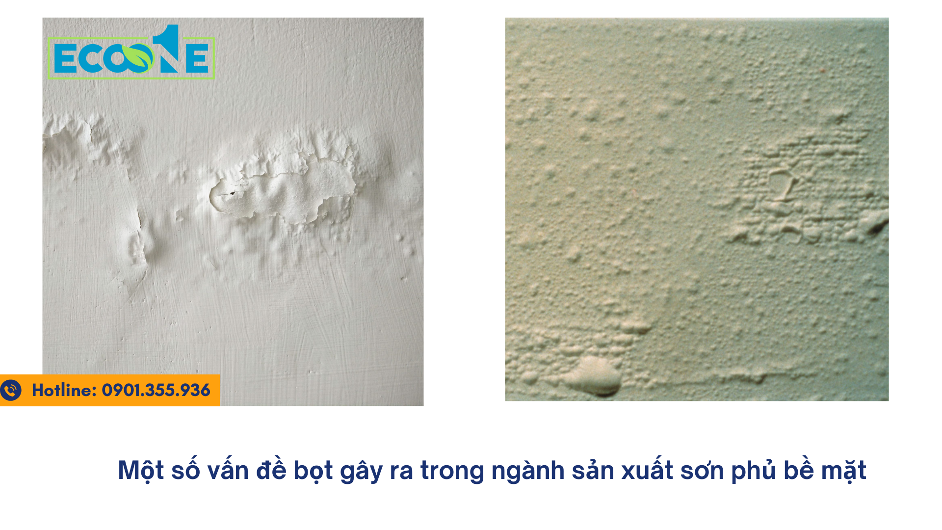 Một số vấn đề bọt gây ra trong ngành sản xuất sơn phủ bề mặt