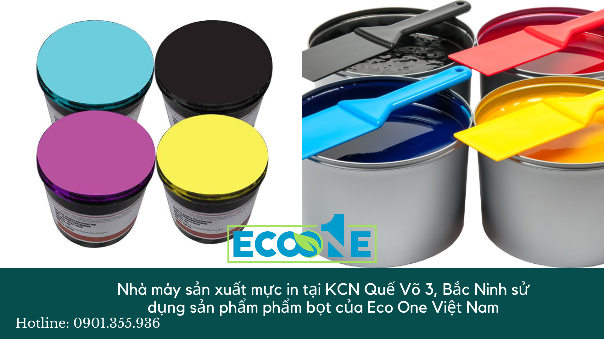 Nhà máy sản xuất mực in tại KCN Quế Võ 3, Bắc Ninh sử dụng sản phẩm phẩm bọt của Eco One Việt Nam