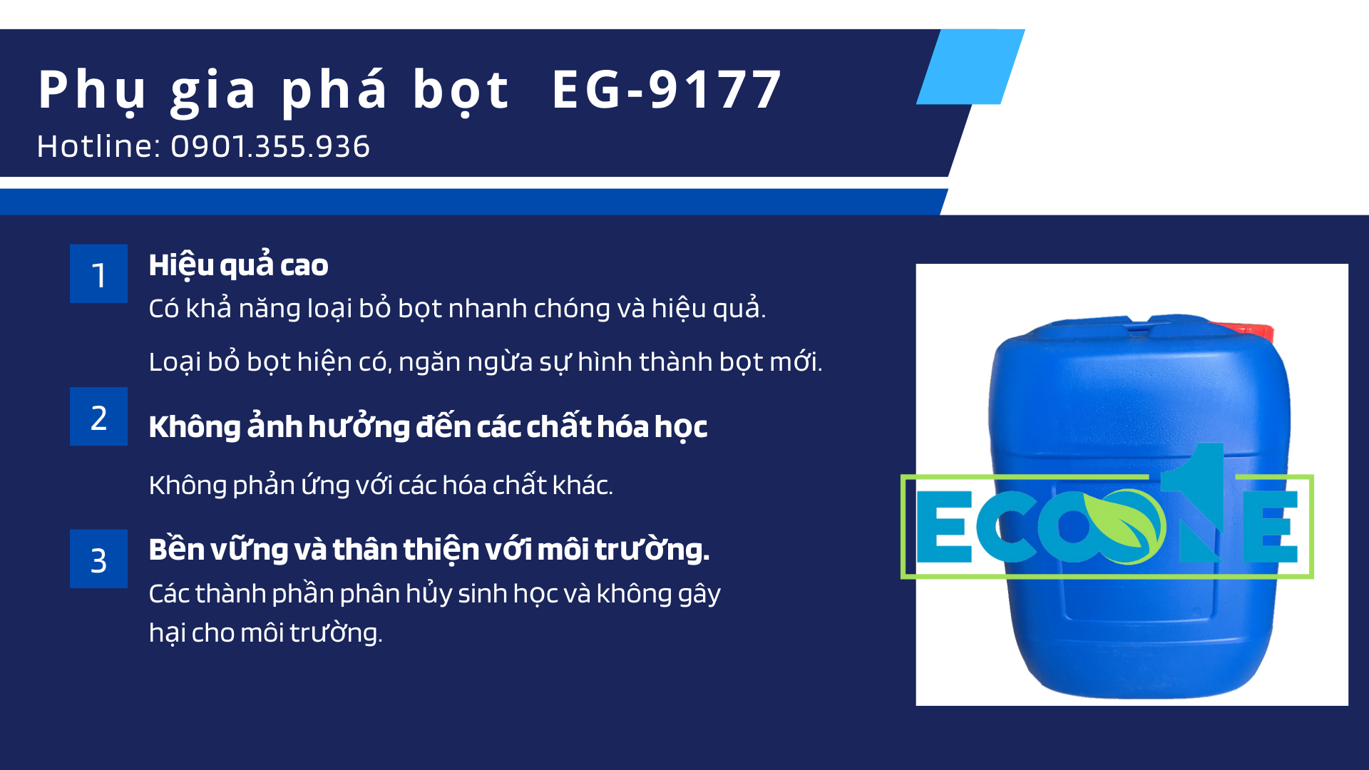 Phụ gia phá bọt EG-9177 trong dêt may