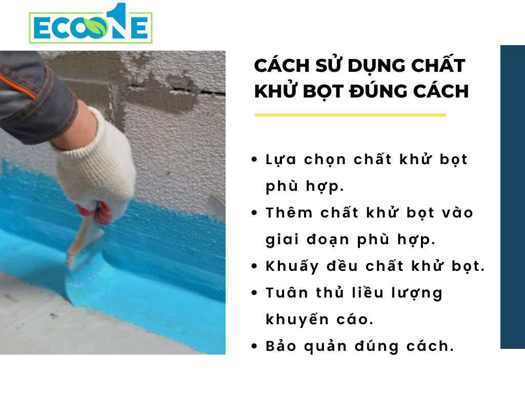 Vai trò của chất khử phá bọt trong sơn chống thấm