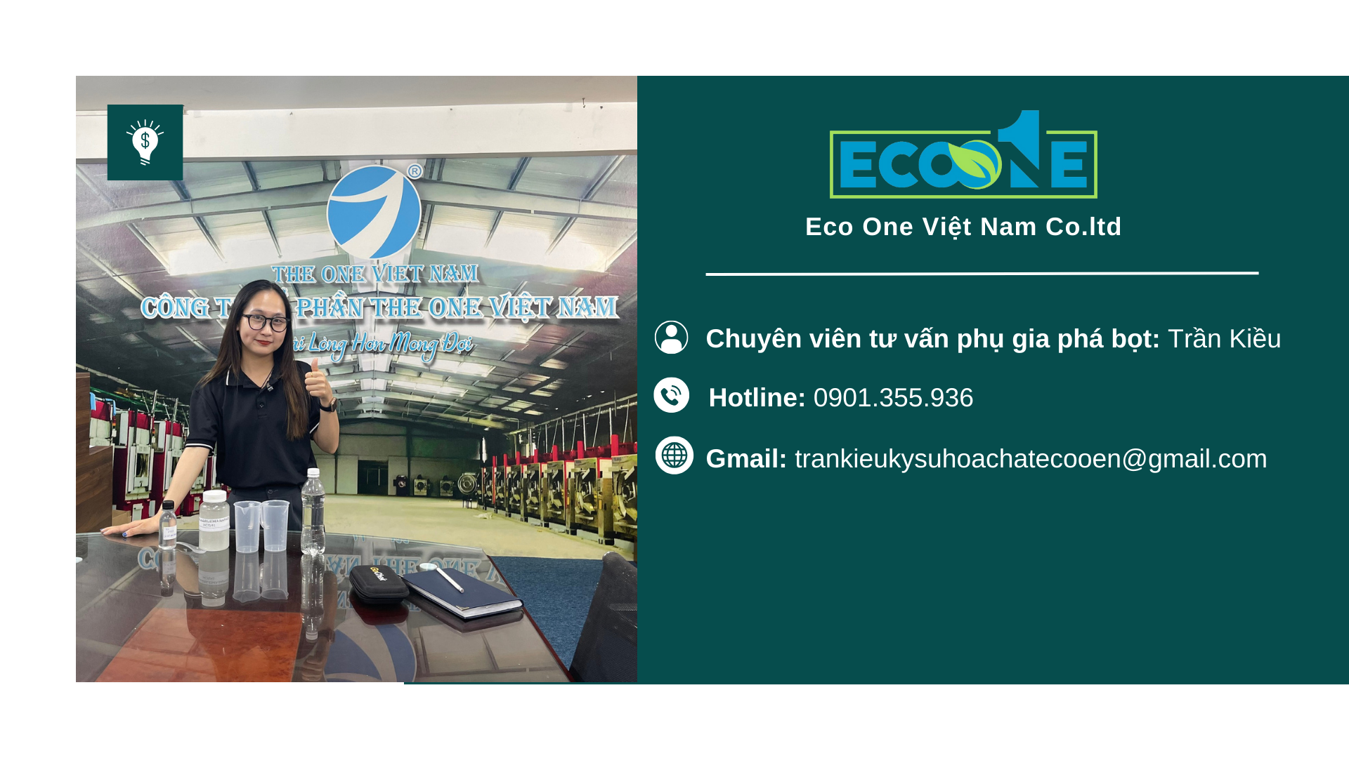 Eco One Việt Nam đơn vị hàng đầu cung cấp phụ gia phá bọt trong ngành dệt nhuộm