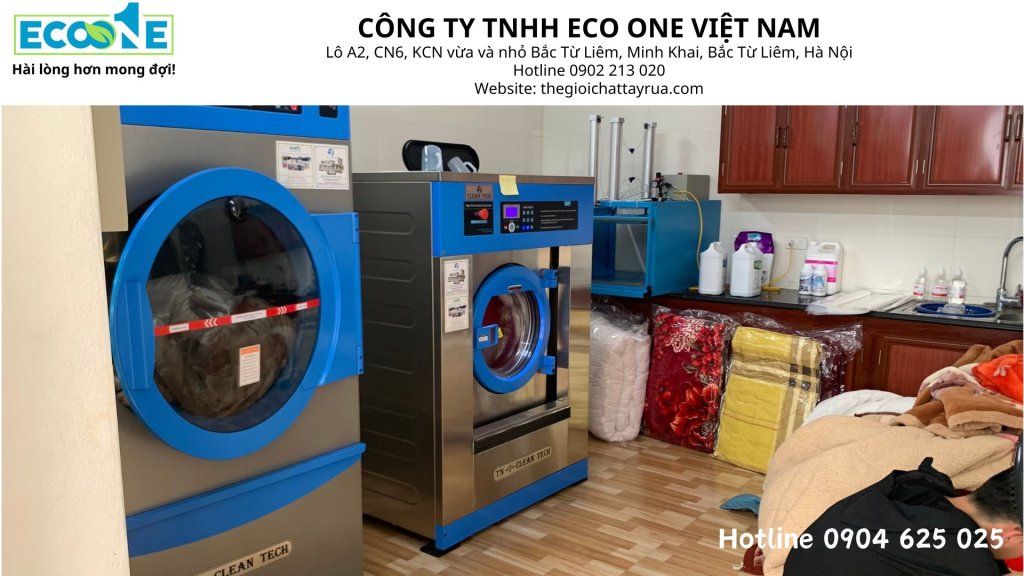 Tiệm giặt cao cấp tại Ninh Bình tin dùng sản phẩm giặt là của Eco One Việt Nam