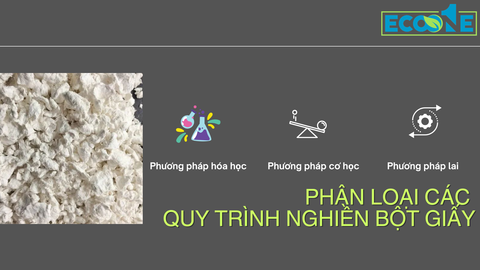 Phân loại các quy trình nghiền bột giấy