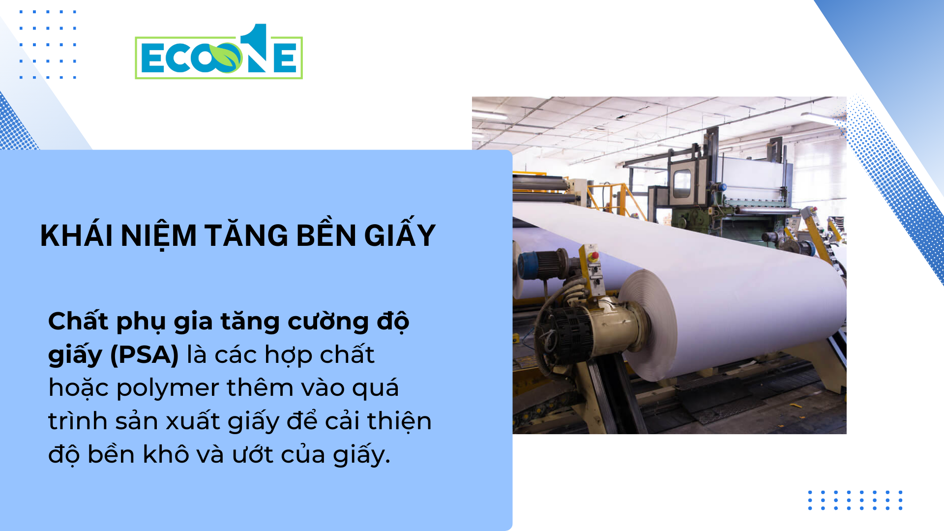 Khái niệm tăng bền giấy trong sản xuất giấy