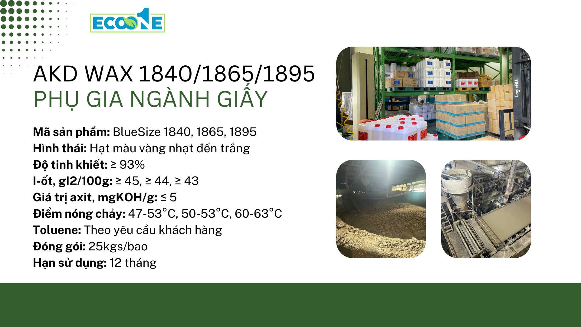 AKD WAX 1840_1865_1895 phụ gia ngành giấy
