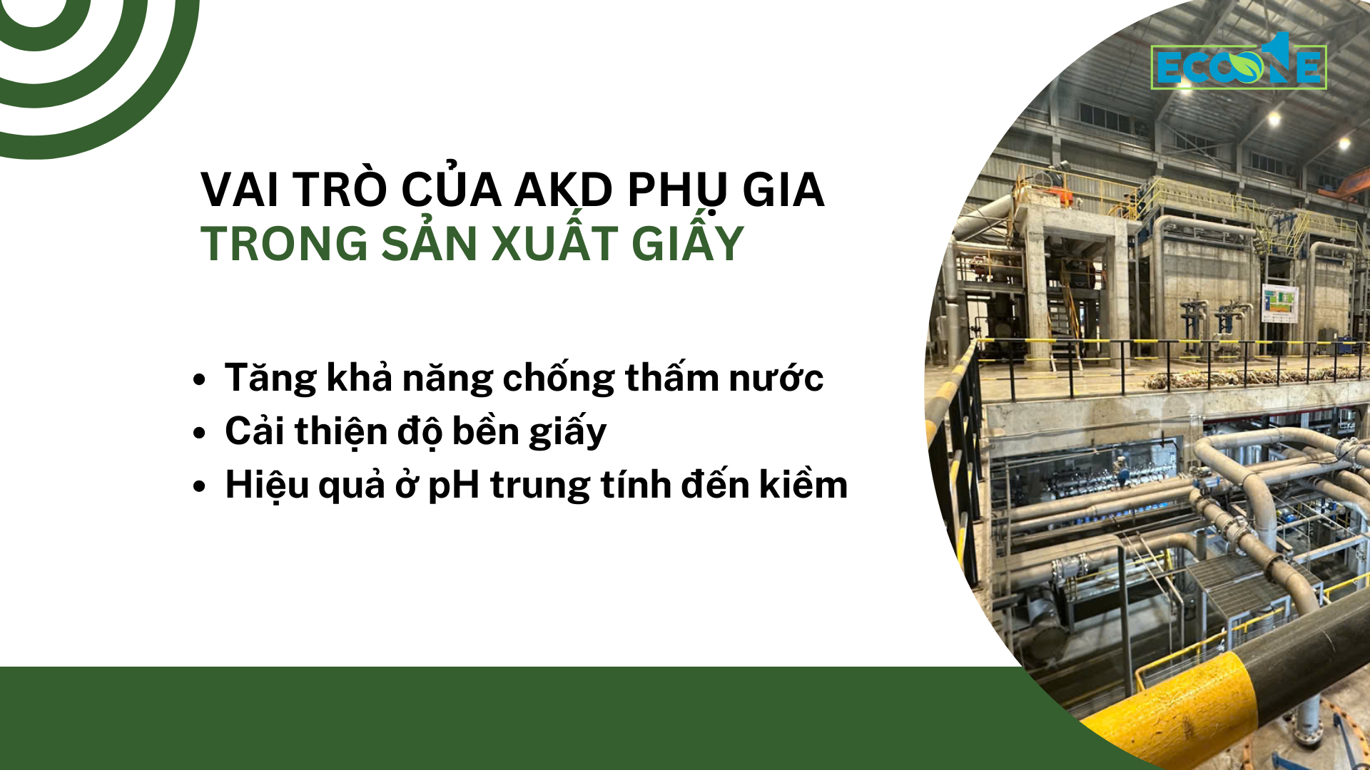 Vai trò của AKD phụ gia trong sản xuất giấy