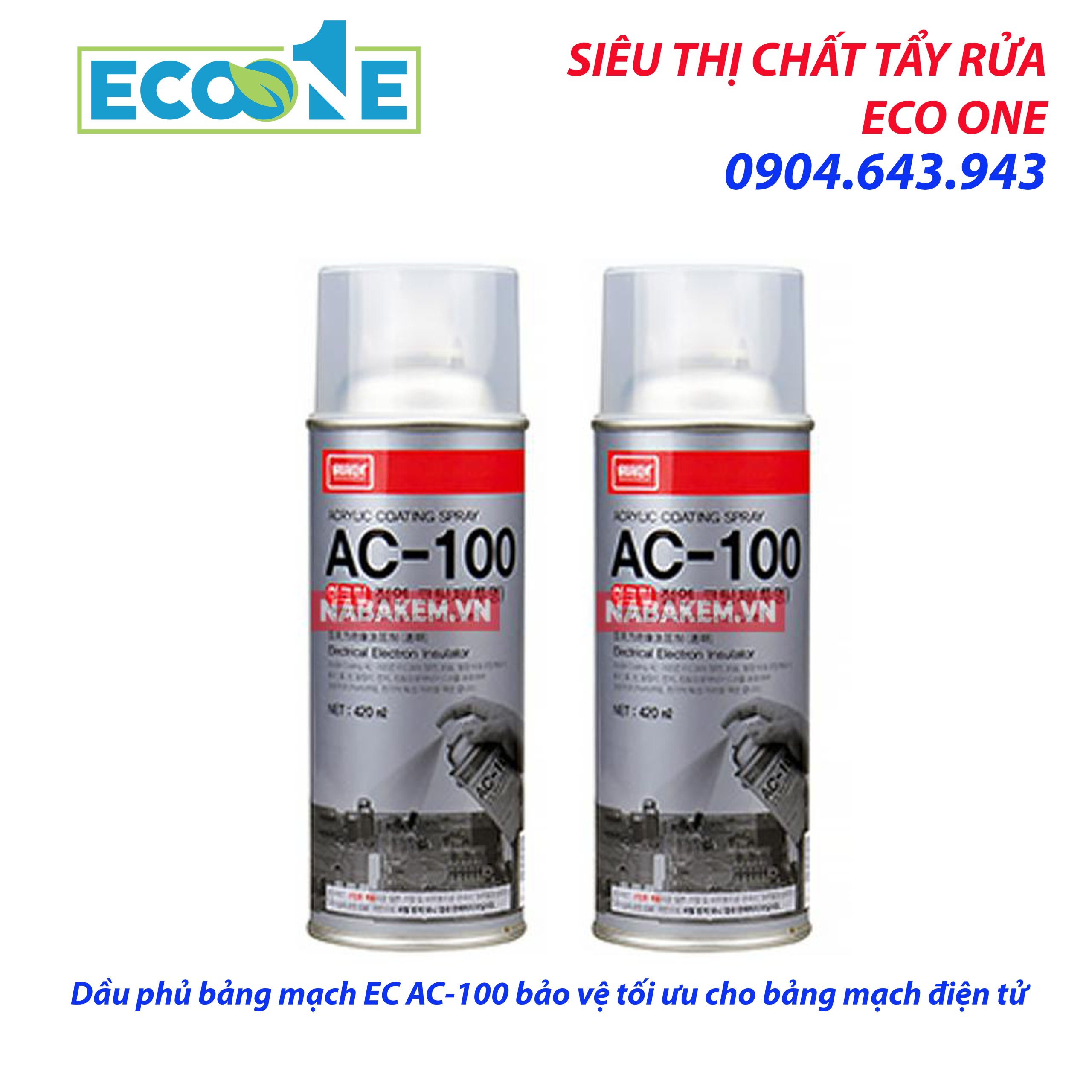 Dầu phủ bảng mạch EC AC-100 bảo vệ tối ưu cho bảng mạch điện tử