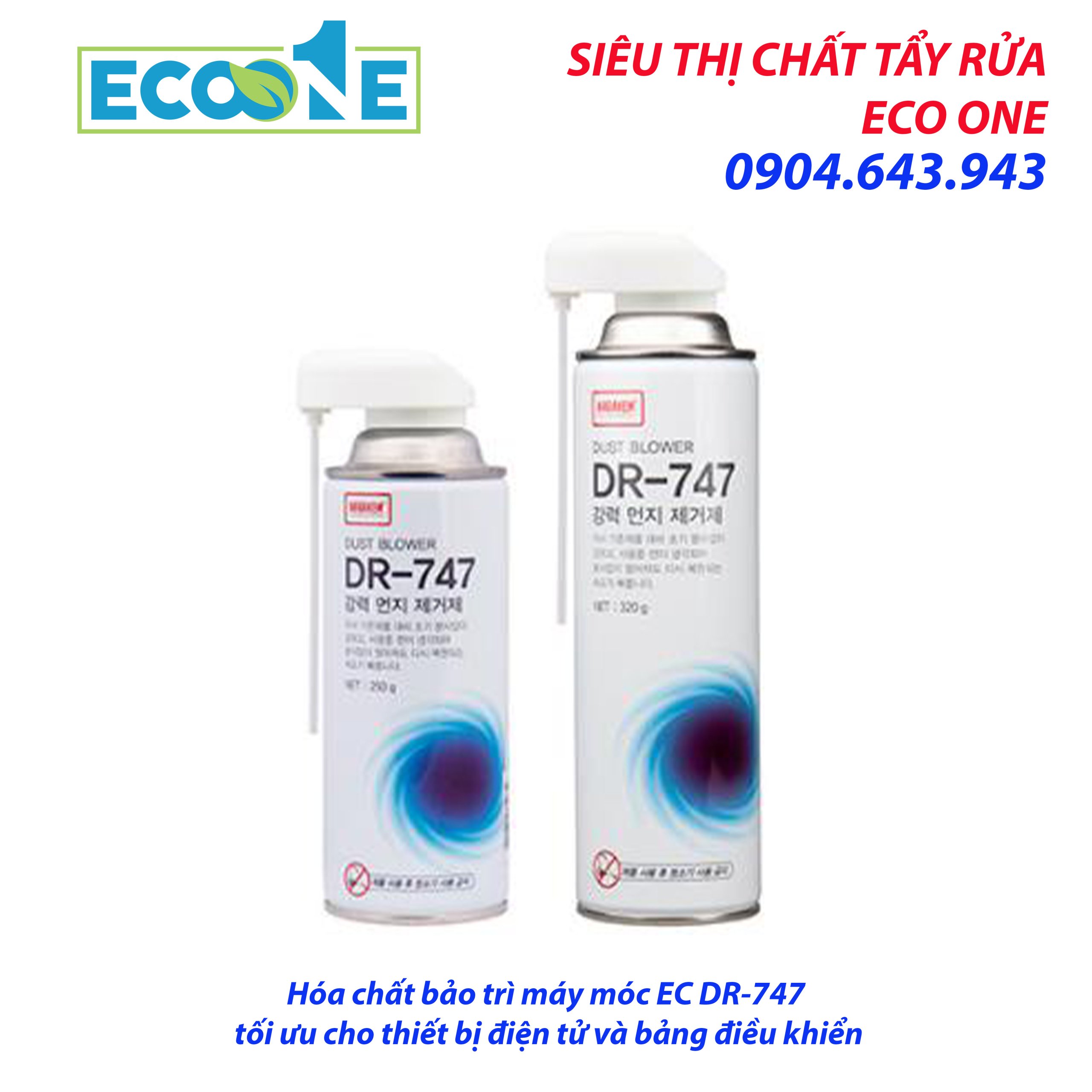 Hóa chất bảo trì máy móc EC DR-747 tối ưu cho thiết bị điện tử và bảng điều khiển